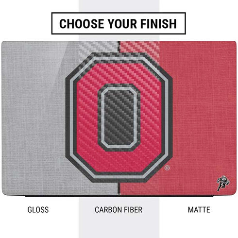 Ohio State University OSU Buckeyes Split Dell Vostro Skin